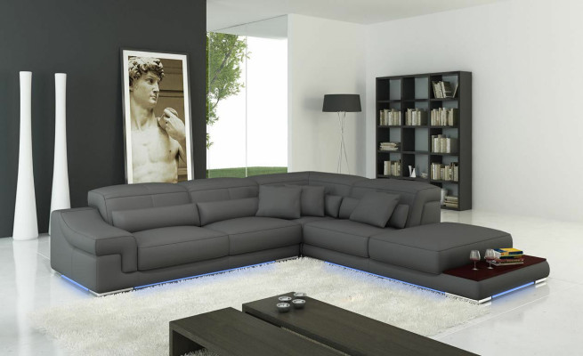 Regulowany Skóra Siedziba Podkładka Narożnik Kanapa Sofa Ustawić L Form Siedziba Narożnik