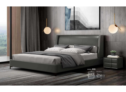 Łóżko Podkładka Design Luksusowe podwójne łóżko hotelowe Małżeństwo 180x200cm Sleep Pokój Metal