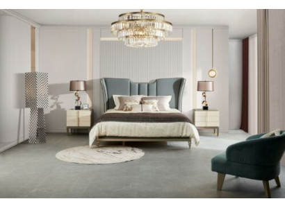 Łóżko łóżko Design Double Hotel Podkładka Małżeństwo 180x200cm Sleep Luxury Solidne drewno