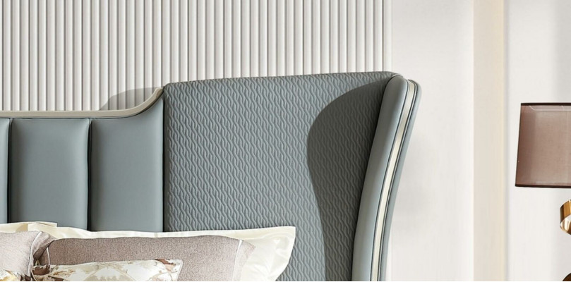 Łóżko łóżko Design Double Hotel Podkładka Małżeństwo 180x200cm Sleep Luxury Solidne drewno