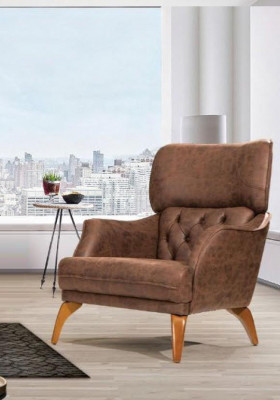 Luksusowa Sofa Fotel Jednoosobowa Podkładka Meble Chesterfield Desing Sofa Skóra