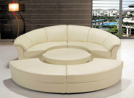 Okrągły xxl Podkładka Żywy krajobraz kanapa Okrągły Narożnik sofa skórzana sofa Siedziba Narożnik Ustawić