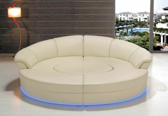 Okrągły xxl Podkładka Żywy krajobraz kanapa Okrągły Narożnik sofa skórzana sofa Siedziba Narożnik Ustawić
