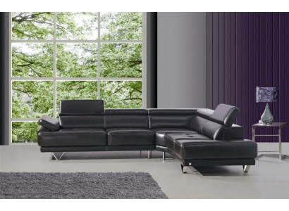 Wielofunkcyjna Kanapa Narożnikowa kanapa Media TV Sofa Kanapa Skórzana Sofa 291 x 222 cm Kształt L Nowość