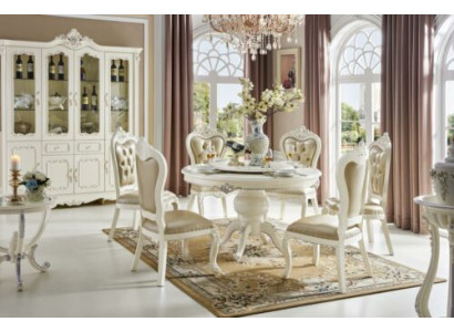 Designer Ess Designer Designer jadalnia Krzesło Zestaw 4x Krzesła Tabela Fotel Ustaw stoły Solidne drewno