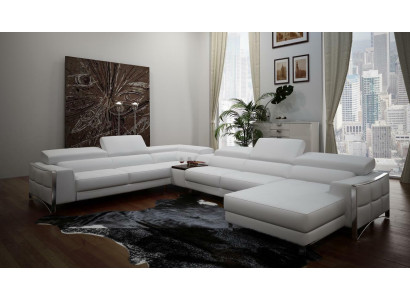 Wielofunkcyjna kanapa Narożnikowa kanapa Media TV Sofa Sofa skórzana Sofa Żywy krajobraz UForm
