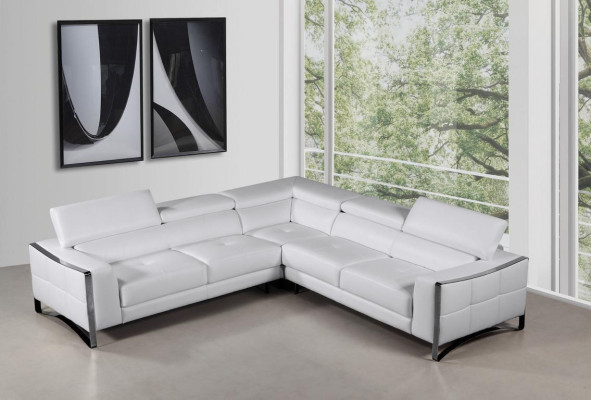 Skórzana sofa kanapa Żywy krajobraz Narożnik kanapa Narożnik Ustaw Design Modern Sofa 1504B