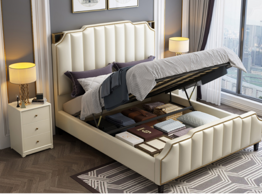 Łóżko Podkładka Design Luksusowe podwójne łóżko hotelowe Małżeństwo 180x200cm Sleep Pokój