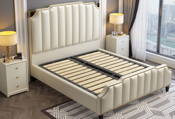 Łóżko Podkładka Design Luksusowe podwójne łóżko hotelowe Małżeństwo 180x200cm Sleep Pokój