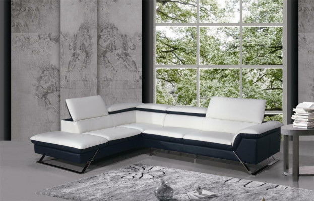 Designerska poduszka na siedzisko skórzana sofa Ustawić kanapę Żywy krajobraz w kształcie litery L