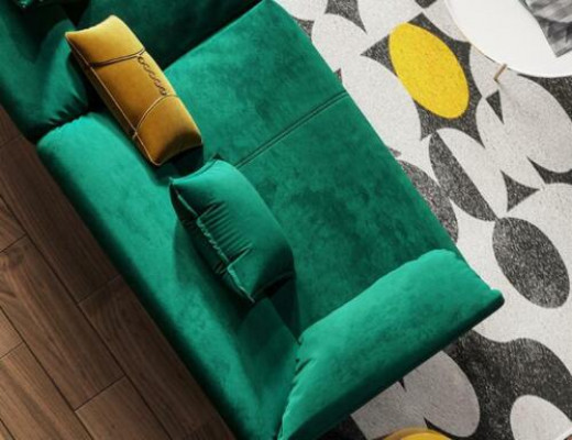 Sofa 2 miejsce do siedzenia Velvet dwuosobowa Relaks Aksamit Drewno Club Siedziba Design Couch Lounge