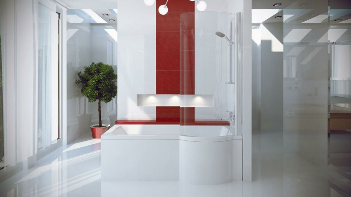 Design Wanna Narożnik Wanna Akryl Narożnik Nowoczesne wanny Wanny dekoracyjne