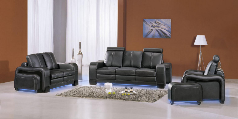 Zestaw sofowy Podkładka Sofa Kanapa Siedziba Zestaw 3+2 miejsce do siedzenia Kanapy Sofy Skóra Nowość