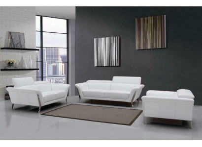 Zestaw sofowy Skóra Sofa Zestaw 3+2 (bez Fotel) Kanapa Siedziba Podkładka Ustawić 1547