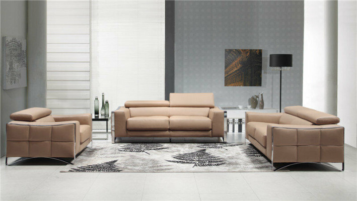 Sofa Kanapa Podkładka XXL Duże 3 miejsce do siedzenia (bez 2+1) Sofy Skóra Siedziba Design