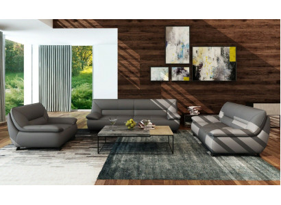 Sofa Kanapa Podkładka 3 miejsce do siedzenia Skóra Sofy Kanapy Obcios Siedziba Design