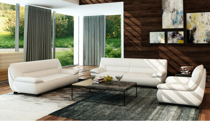 Sofa Kanapa Podkładka 3 miejsce do siedzenia Skóra Sofy Kanapy Obcios Siedziba Design