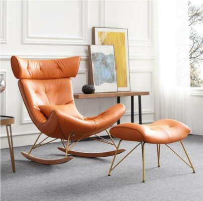 Fotel Metal Design Podkładka Lounge Club Krzesło Siedziba Pokój Swing