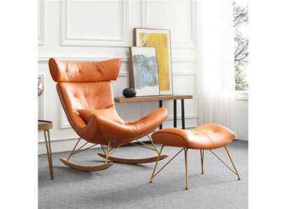 Fotel Metal Design Podkładka Lounge Club Krzesło Siedziba Pokój Swing