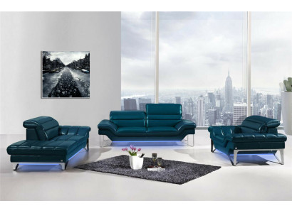 XXL Duże 3 miejsce do siedzenia (bez 2+1) Sofa Kanapa Podkładka Sofy Skóra Siedziba Design
