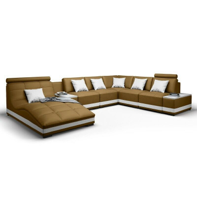 Designerska sofa Narożnikowa kanapa Żywy krajobraz Sofa okrągła Sofa skórzana Kanapa Sofa UForm NiddaA