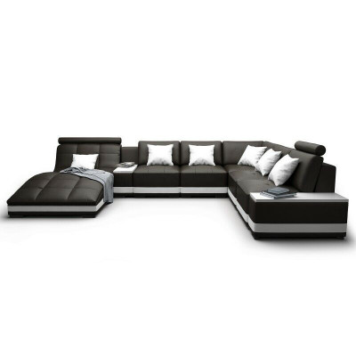 Designerska sofa Narożnikowa kanapa Żywy krajobraz Sofa okrągła Sofa skórzana Kanapa Sofa UForm NiddaA
