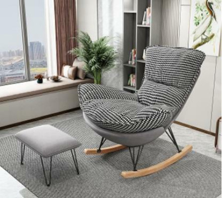 Fotel Designer Krzesło Podkładka Relaks Włókienniczy Stołek Jednoosobowa Sofa Klubowa