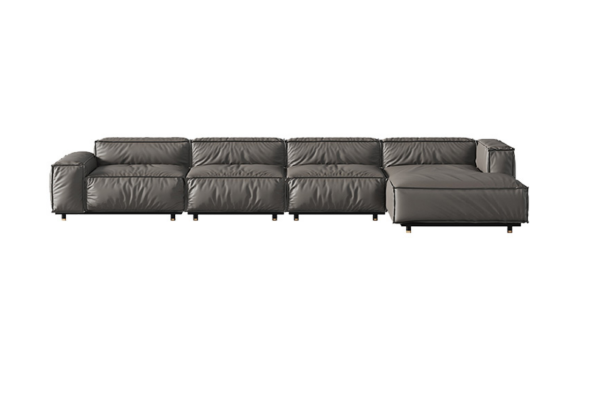 Narożnik kanapa Sofa Kanapa Podkładka Żywy krajobraz Narożnik Sofy Ustawić L Shape Grey