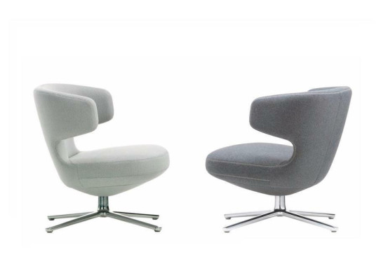 Luksusowa Szara Nowa Skóra Lounge Club Podkładka Fotel Design Sofa miejsce siedzące