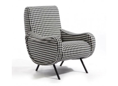 Projektant Lehn Krzesło Podkładka Sofa 1-osobowa Stal odporna z Włókienniczy Fotel