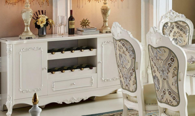 Design 6x Krzesła Fotel Grupa Zestaw Gastro Nowa jadalnia Podkładka Solidne drewno
