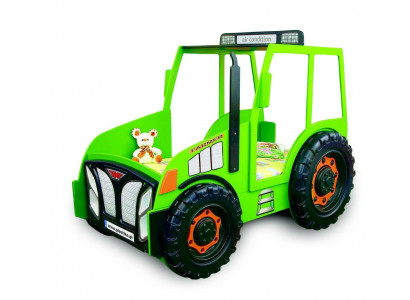 Bauer Farmer Truck Łóżko dziecięce składane Łóżko młodzieżowe Łóżko Ciągnik Zielony Nowe łóżka