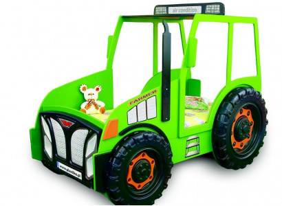 Bauer Farmer Truck Łóżko dziecięce składane Łóżko młodzieżowe Łóżko Ciągnik Zielony Nowe łóżka