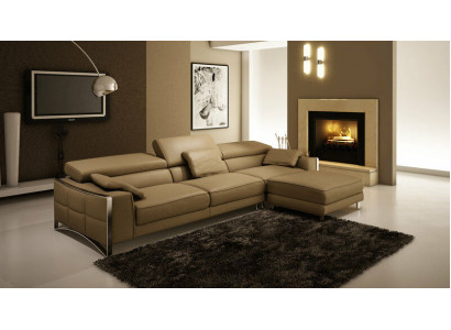Design skórzana sofa sofa kanapa podkładka narożnik siedziba wystrój instalacji Żywy krajobraz