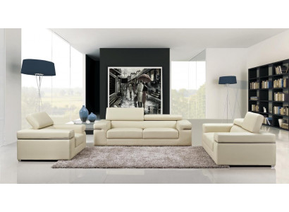 3 miejsce siedzące skórzana sofa kanapa Podkładka Siedziba 3er salon klub sofy kanapy Skóra