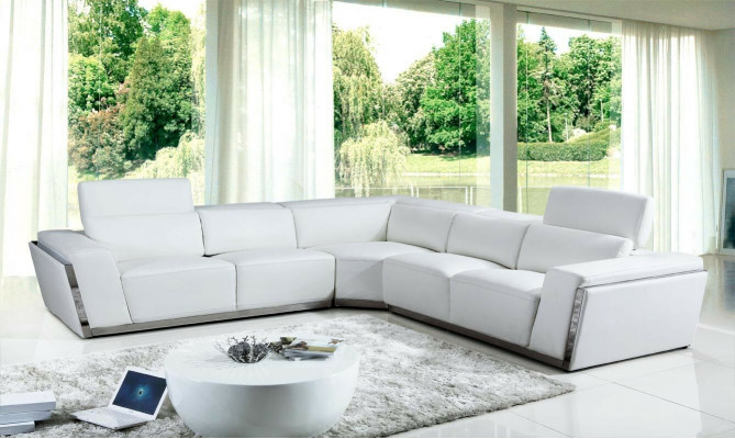 Wielofunkcyjna kanapa skórzana Ustaw Narożnikowa kanapa Siedziba do salonu Sofa Narożnik