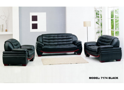 Classic Designer 3 miejsce do siedzenia Chesterfield Skóra Siedziba Couch Podkładka bez 2+1