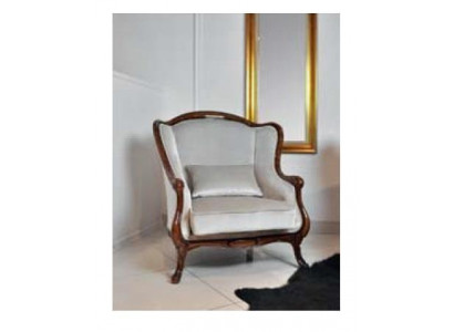 Fotel EarsFotel miejsce siedzące Gray Siedziba Velvet Luxury Living Room Classic Drewno Nowość
