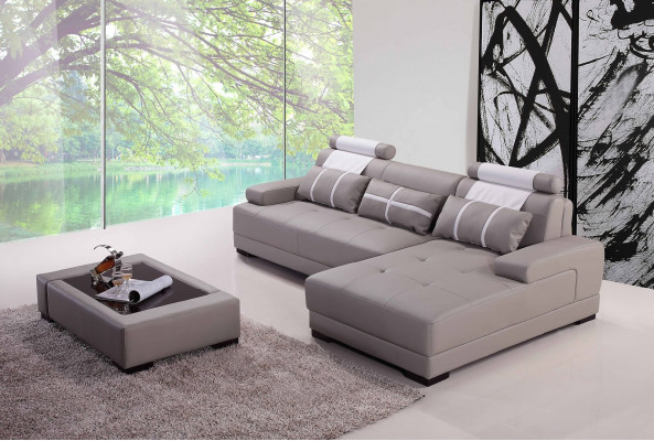 Designerska Podkładka Skórzana Sofa Kanapa W Kształcie L Nowoczesna Sofa Sofy Kanapy