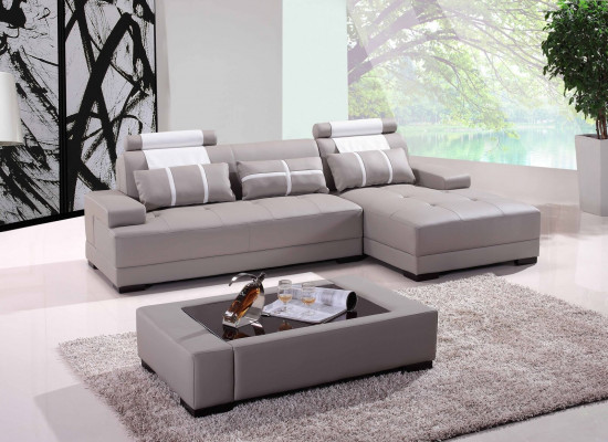 Designerska Podkładka Skórzana Sofa Kanapa W Kształcie L Nowoczesna Sofa Sofy Kanapy