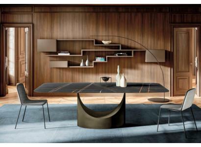Nowoczesny Stół obiadowy Tabela stoły jadalnia Luxury Meble Design Stone Kuchnia Nowość