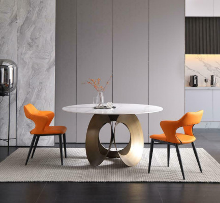 Stół obiadowy jadalnia Modern Stal nierdzewna Living Room Kuchnia stoły Design Tabela Metal