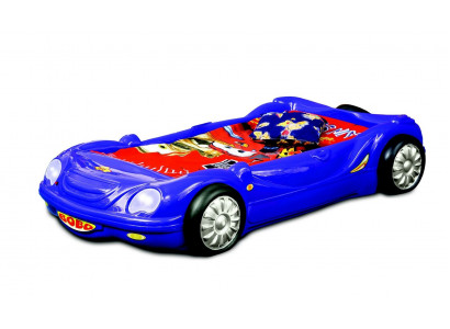 żłobek łóżko składane car racing bed design z lekkim materacem