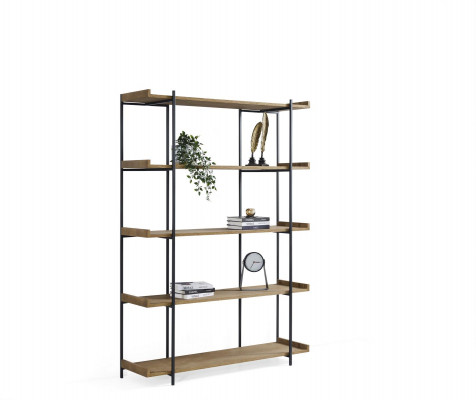 Półka stojąca Półka Regał Półka na książkę salon Drewno Design Nowość