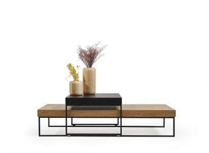 Loft Drewno stolik kawowy Tabela Stolik stół do salonu Drewno Tabela