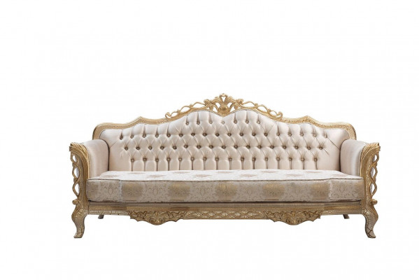 Sofa 3 miejsce do siedzenia salon kanapa klasyczny design luksusowa sofa Włókienniczy Nowość
