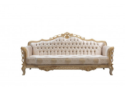 Sofa 3 miejsce do siedzenia salon kanapa klasyczny design luksusowa sofa Włókienniczy Nowość
