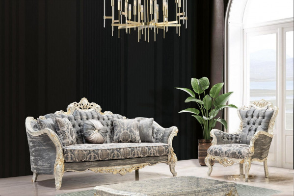 Zestaw sofowy 3+1 miejsce do siedzenia Pokój dzienny Sofa Sofa Fotel Zestaw sofowy Nowość