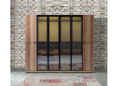 Transparentna Szafa Meble Luxury Design Sypialnia
