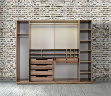 Transparentna Szafa Meble Luxury Design Sypialnia